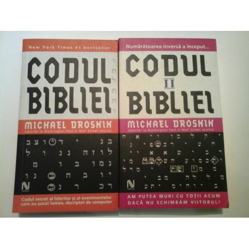 CODUL BIBLIEI - 2 volume - MICHAEL DROSNIN